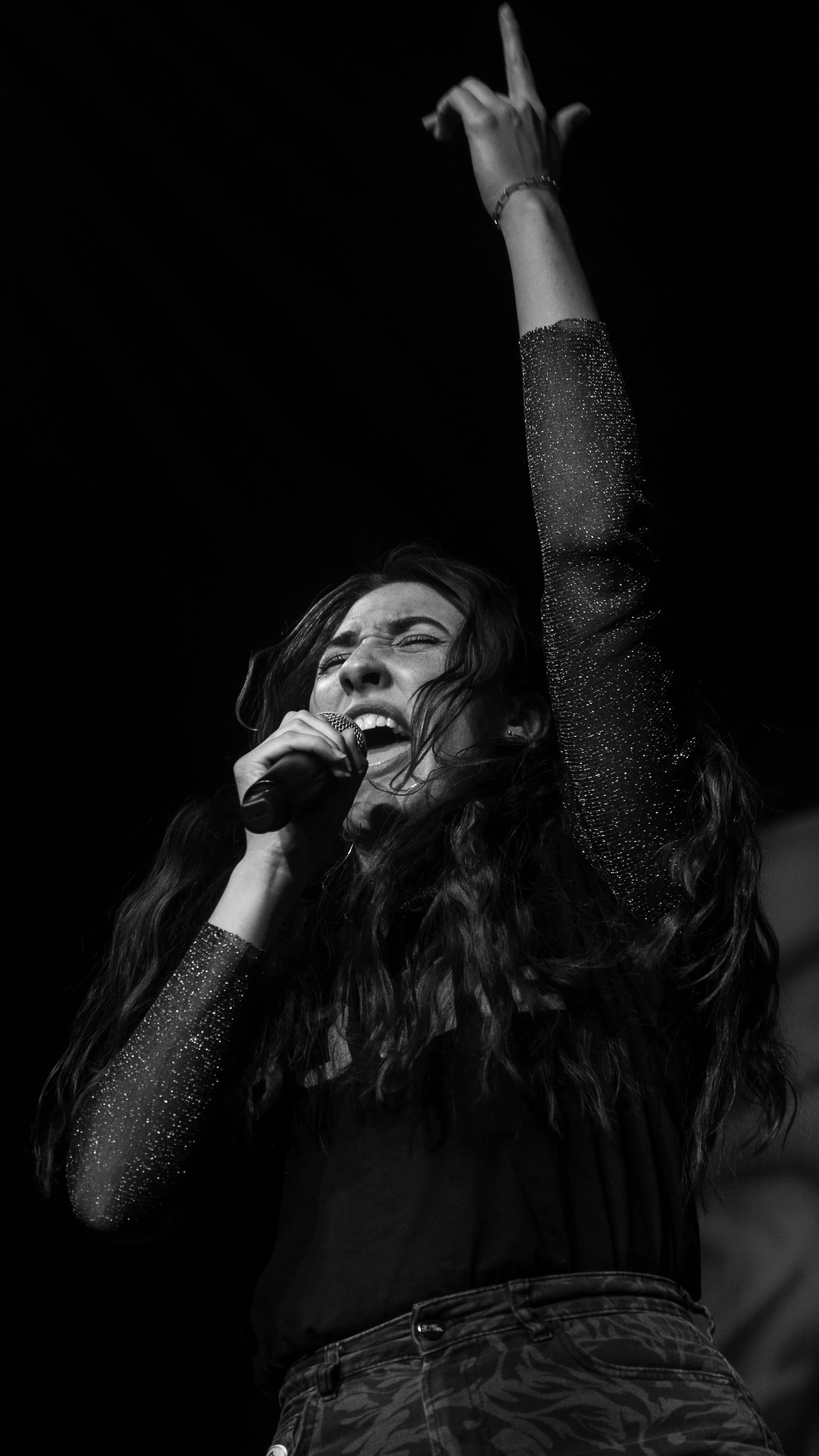 The Filibusters singer during a live performance moment.